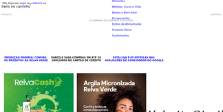 lojarelvaverde.com.br Screenshot