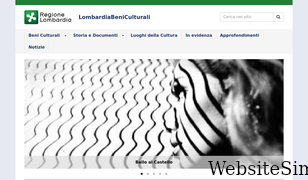 lombardiabeniculturali.it Screenshot