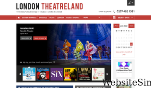 london-theatreland.co.uk Screenshot
