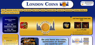londoncoins.co.uk Screenshot