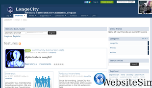 longecity.org Screenshot