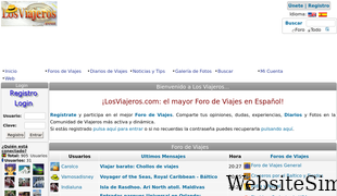 losviajeros.com Screenshot