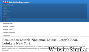 loteriasdominicanas.com Screenshot
