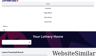 lotteryusa.com Screenshot