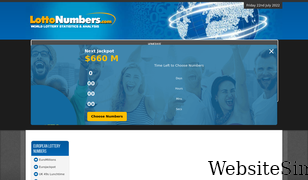 lottonumbers.com Screenshot