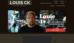 louisck.com Screenshot