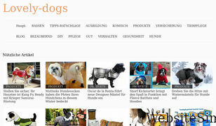 lovely-dogs.com Screenshot