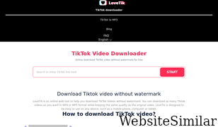 lovetik.com Screenshot