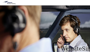 lufthansa-aviation-training.com Screenshot