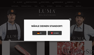 luma-delikatessen.ch Screenshot