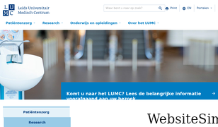 lumc.nl Screenshot