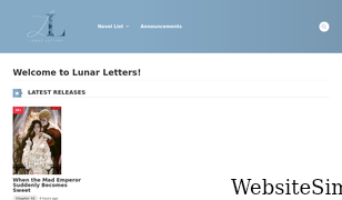 lunarletters.com Screenshot