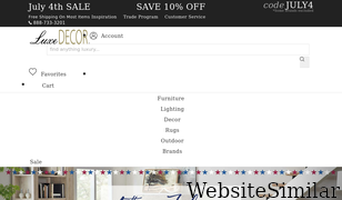 luxedecor.com Screenshot