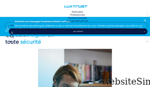 luxtrust.com Screenshot