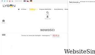 lyson.com.pl Screenshot