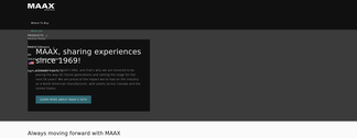 maax.com Screenshot