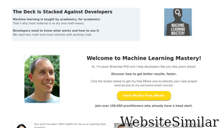 machinelearningmastery.com Screenshot