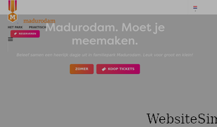 madurodam.nl Screenshot