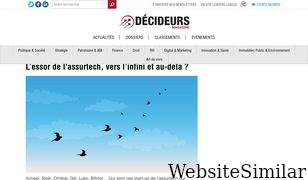 magazine-decideurs.com Screenshot