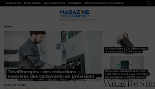 magazine-economie.fr Screenshot