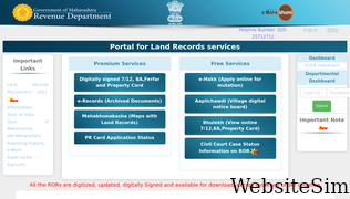 mahabhumi.gov.in Screenshot