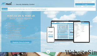 mail.co.uk Screenshot