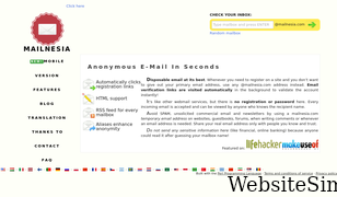 mailnesia.com Screenshot