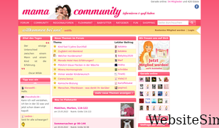 mamacommunity.de Screenshot