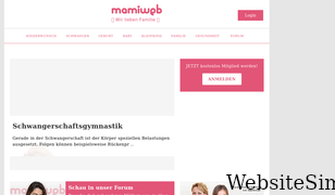 mamiweb.de Screenshot