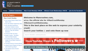 mancrushes.com Screenshot
