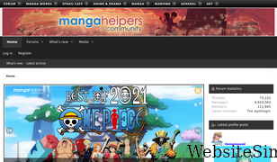 mangahelpers.com Screenshot