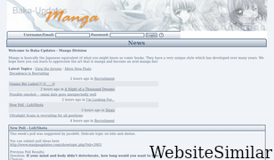 mangaupdates.com Screenshot