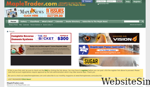 mapletrader.com Screenshot