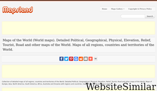 mapsland.com Screenshot