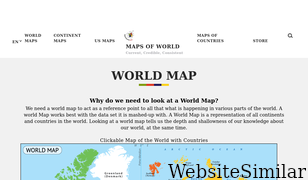 mapsofworld.com Screenshot