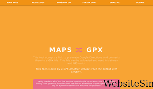 mapstogpx.com Screenshot