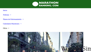 marathonranking.com Screenshot