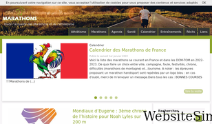 marathons.fr Screenshot
