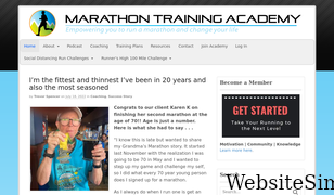 marathontrainingacademy.com Screenshot