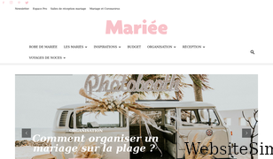 mariee.fr Screenshot