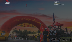 marinemarathon.com Screenshot