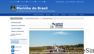 marinha.mil.br Screenshot