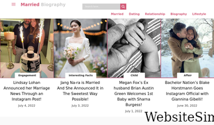 marriedbiography.com Screenshot