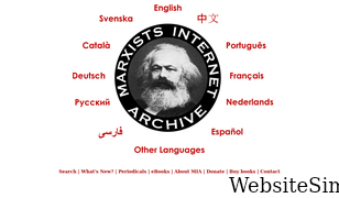 marxists.org Screenshot