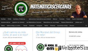 matematicascercanas.com Screenshot