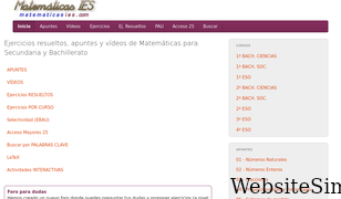 matematicasies.com Screenshot