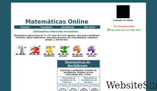 matematicasonline.es Screenshot