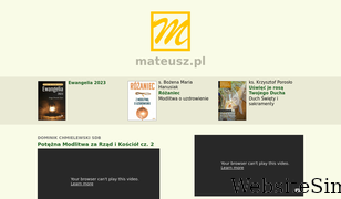 mateusz.pl Screenshot