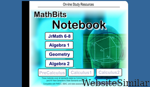 mathbitsnotebook.com Screenshot