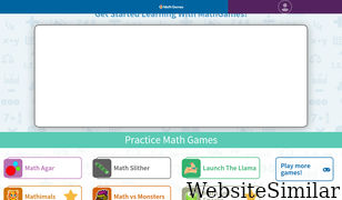 mathgames.com Screenshot